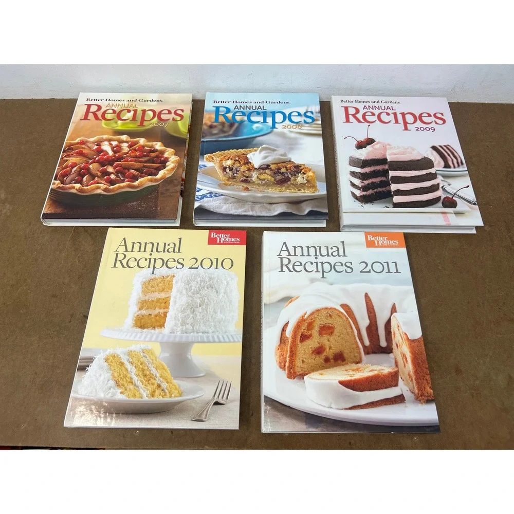 Better Homes and Gardens Hardback Recipe Books x11 Annual Christmas Cooking Lot